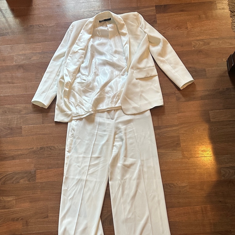 Zara Elegant Cream Attire